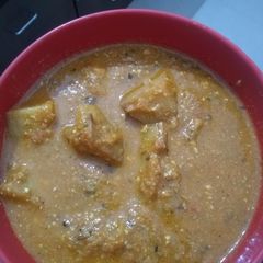 A picture of Afghani Dum Aloo.