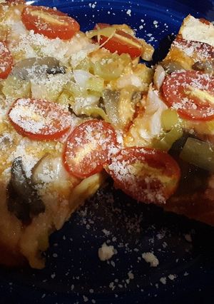 A picture of Pizza dough.