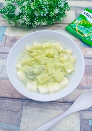 Foto resep Es Roti Tawar Matcha Latte