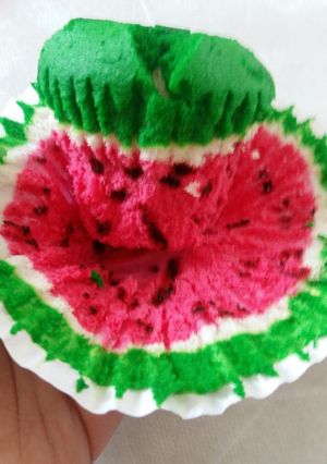 Foto resep Bolu kukus semangka