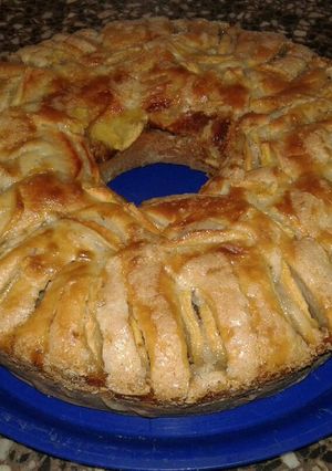 Una foto de Torta de manzanas