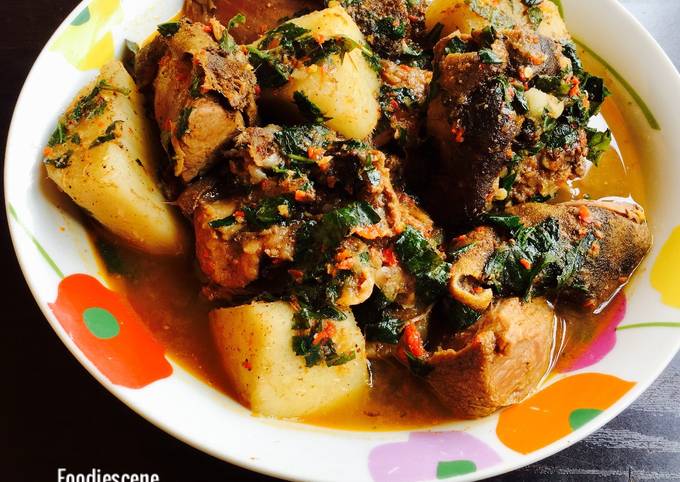 How to Make Quick Ukodo(Yam Pepper Soup)