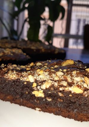 Une photo de Brownies au chocolat et amande
