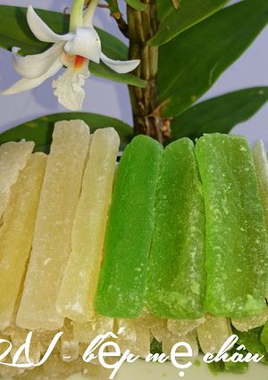 Hình của món Mứt Bí đao.