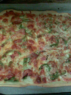 Una foto de Pizza tierra y mar