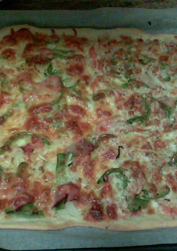 Una foto de Pizza tierra y mar