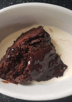 A picture of Self-saucing chocolate pudding.