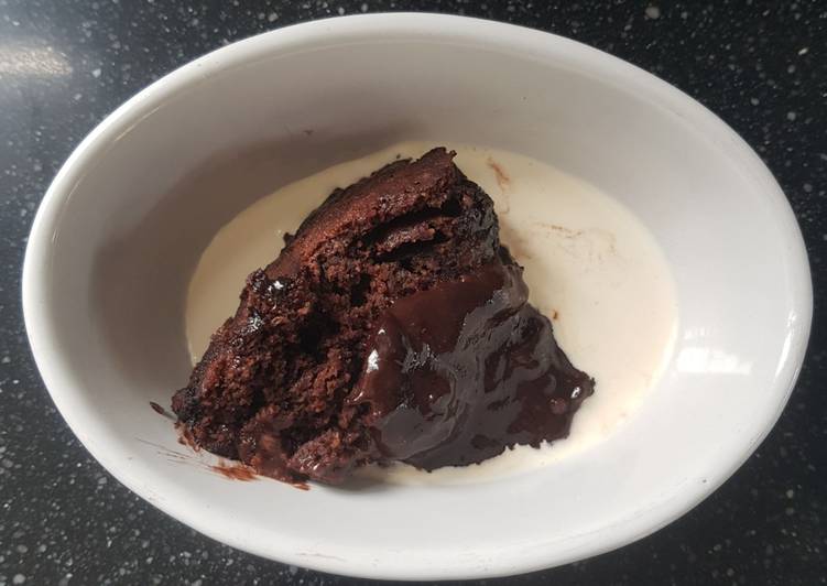 Simple Way to Prepare Award-winning Self-saucing chocolate pudding