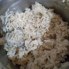 A picture of Jaggery rice.