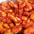 Balado kentang+udang