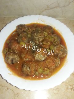 صورة لوصفة طاجين الحراير ـ دولمة سردين