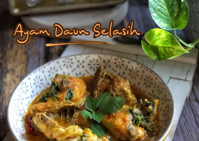 Resipi Ayam Daun Selasih Oleh Salina Jalaludin Cookpad