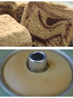 Coffee Swirl Chiffon Cake 咖啡扭紋雪芳蛋糕 的食譜成品照片