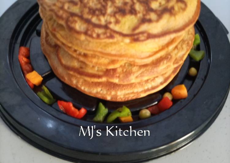 Recipe of Speedy Veggie mango pancakes