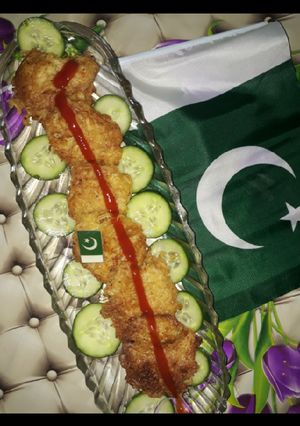 A picture of Noodles kabab.