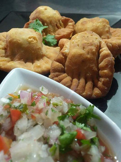 Una foto de Pasteles de garbanzo