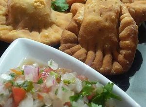 Una foto de Pasteles de garbanzo
