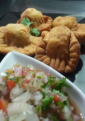 Una foto de Pasteles de garbanzo
