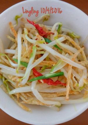 Foto resep Kentang goreng Tumis Tauge