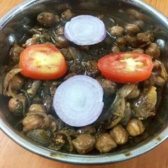 A picture of Pindi Chole.