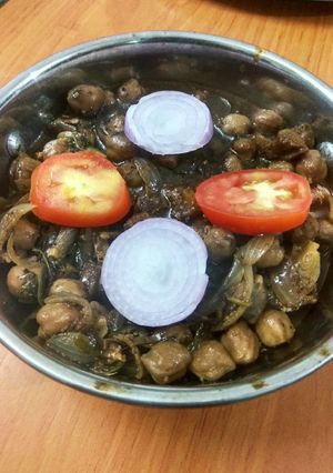 A picture of Pindi Chole.