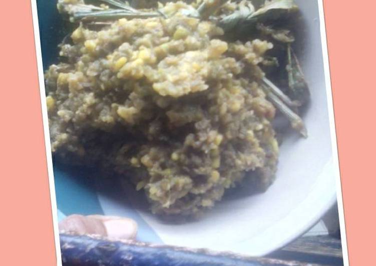 Kumbu kacang ijo(isian onde-onde/roti goreng)
