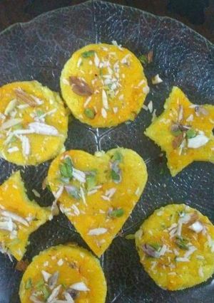 A picture of Paneer kalakand.