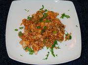 A picture of paprika rice