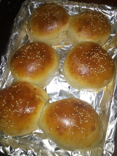 A picture of Burger bread.