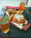 Paneer tikka sizzler
