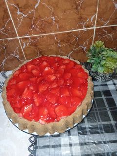 صورة لوصفة كيكة الفراولة 🍓