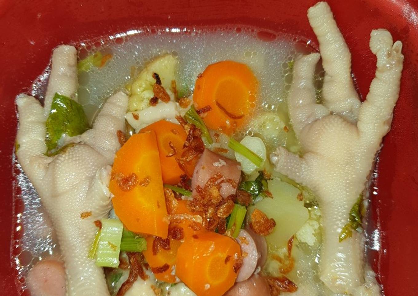 Sop Sayur Ceker Ayam