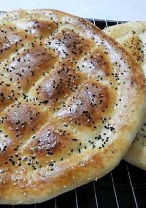 صورة لوصفة الخبز التركي