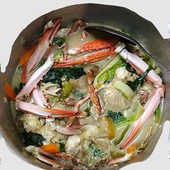 Crabby with coconut milk and veggies 😍😍😍 A picture of Crabby with coconut milk and veggies 😍😍😍.