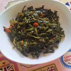 A picture of Tumis Genjer Pedas.