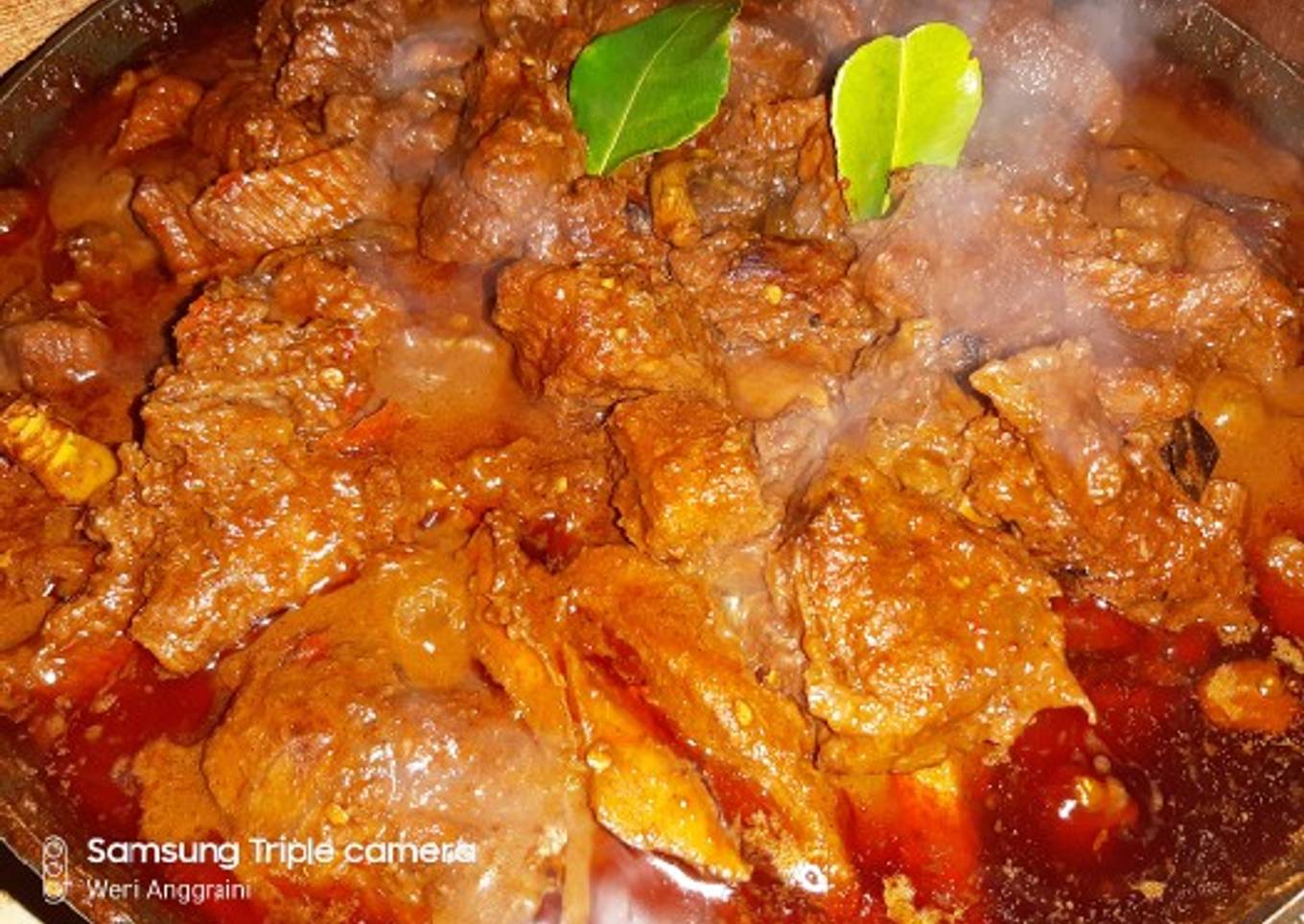 Bagaimana Membuat Rendang daging sapi praktis, Bisa Manjain Lidah