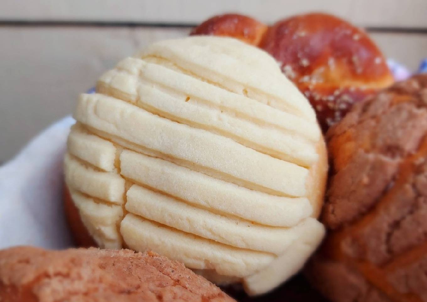 Conchas de vainilla