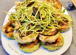 Gambar Peria Inti Ayam/Peria Sumbat (Chinese Style Eat Clean Healthy Diet)