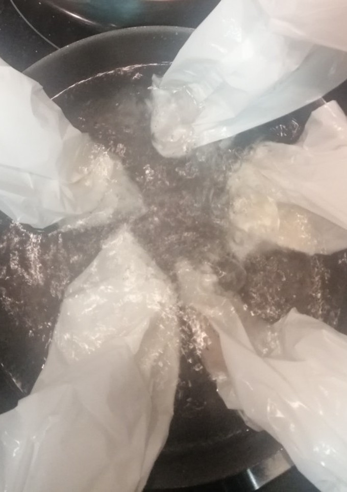 Una foto de Huevos pochados