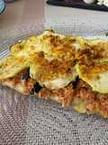 Pastel de calabacín y pollo