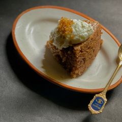 A picture of Karydopita (Greek Walnut Cake).