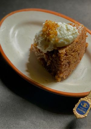A picture of Karydopita (Greek Walnut Cake).