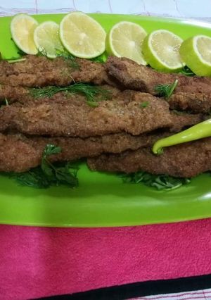 صورة لوصفة الكبدة بالردة وتتبيله تحفه