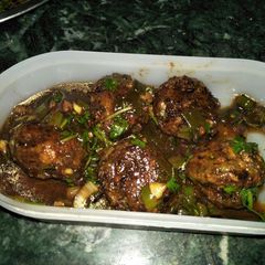 A picture of Roti Manchurian.
