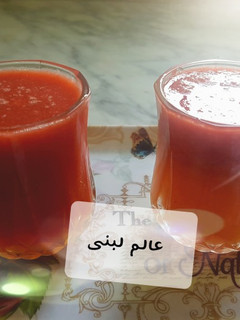صورة لوصفة عصير طبيعي بنوعين