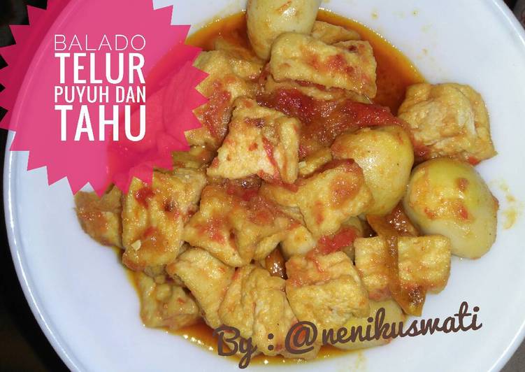 Balado Tahu dan Telur Puyuh 🐣