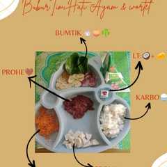 Bubur Tim Hati ayam & wortel MPASI 8+ রেসিপির প্রধান ছবি