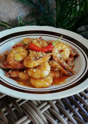 Foto resep Udang Asam Manis Cabe-Cabean