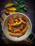 খোসা ও বিচি সহ মিস্টি কুমড়ার নিরামিষ