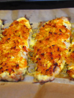 Фото Скумбрия запеченная с овощами.